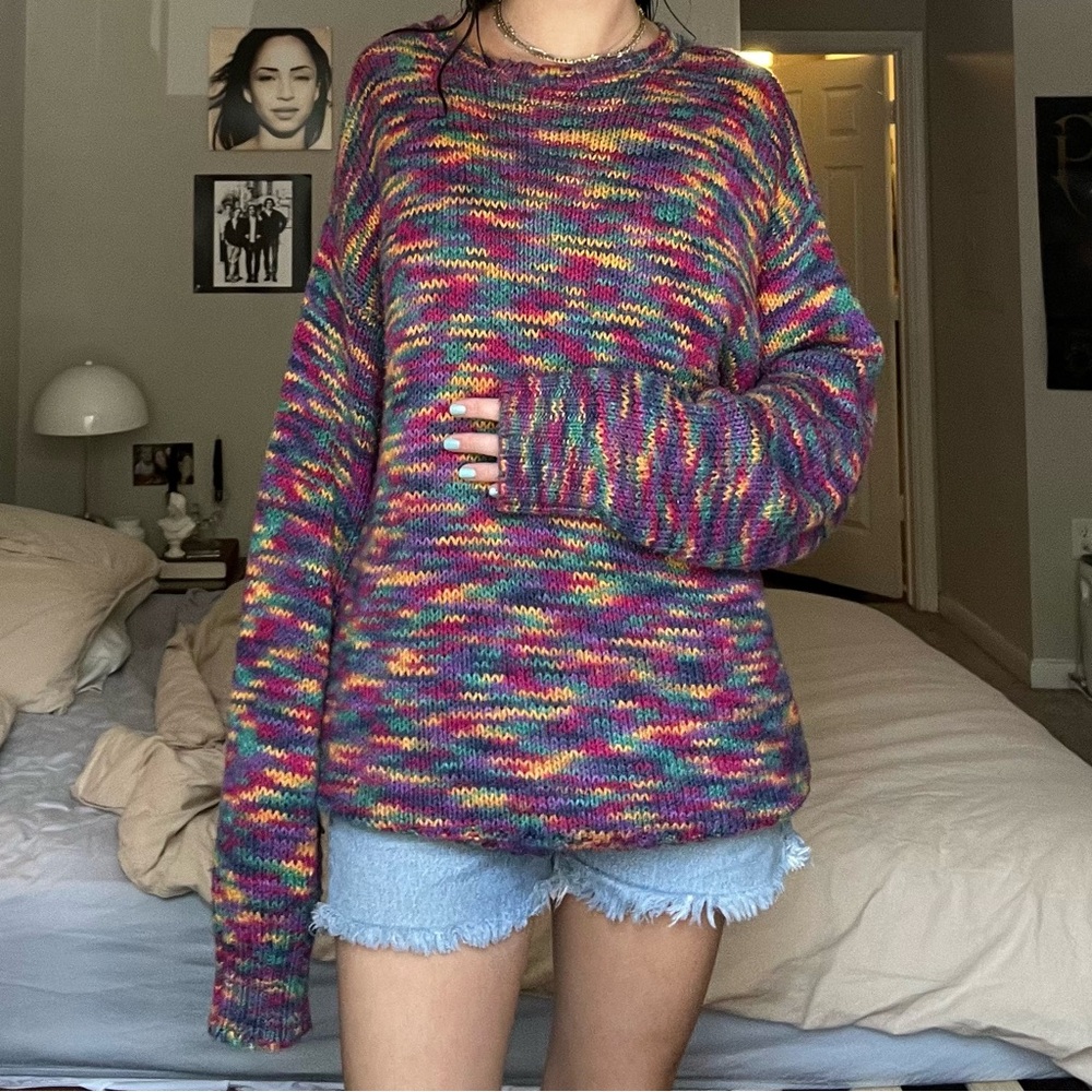 Vintage James River Traders 80s/90s Multicolored Knit Sweater